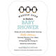 Three Penguin Waddle Over Shower Invitations Image 3 of 6
